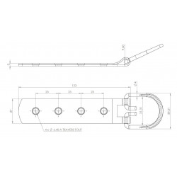 Anneau pour miroir lourd - Anneaux, attaches pattes