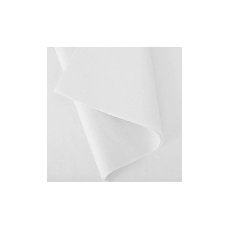  Rouleau papier de soie blanc 50cm x 5m 18gr - - papiers  cadeaux - Papeterie et autres produits pas cher - Neuf et Occasion