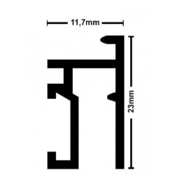 Cimaise murale R20 Newly ™ - Accrochage câbles et cimaises