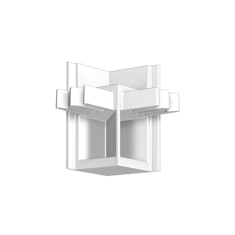 Raccord d'angle cimaise R20 Newly ™ - Accrochage câbles et cimaises Raccord d'angle cimaise R20 Newly ™ - Accrochage câbles et cimaises