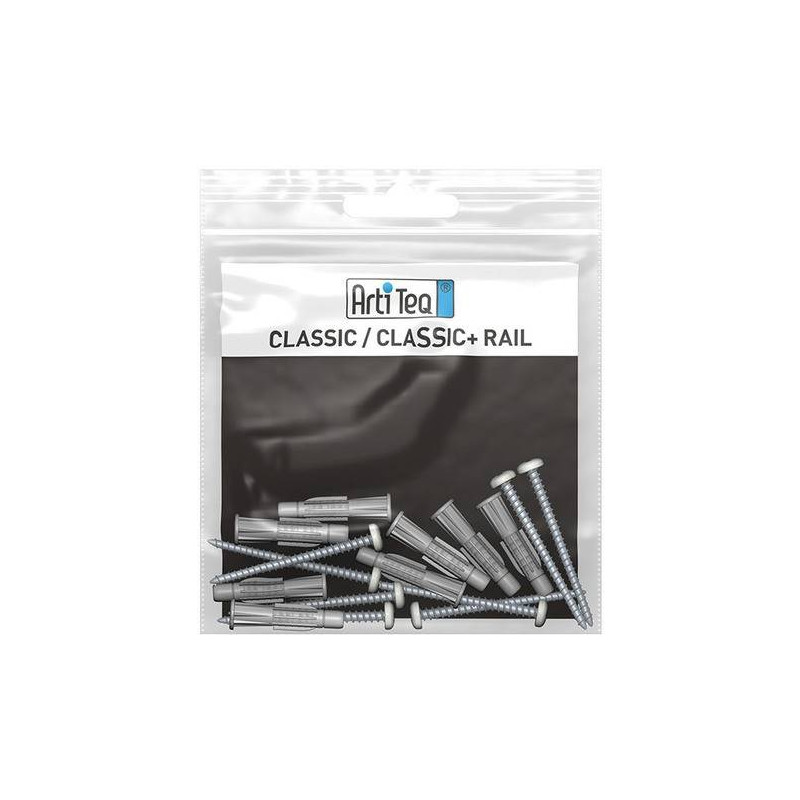 Lot fixation Classic Rail et Classic Rail Plus - Accrochage câbles et cimaises