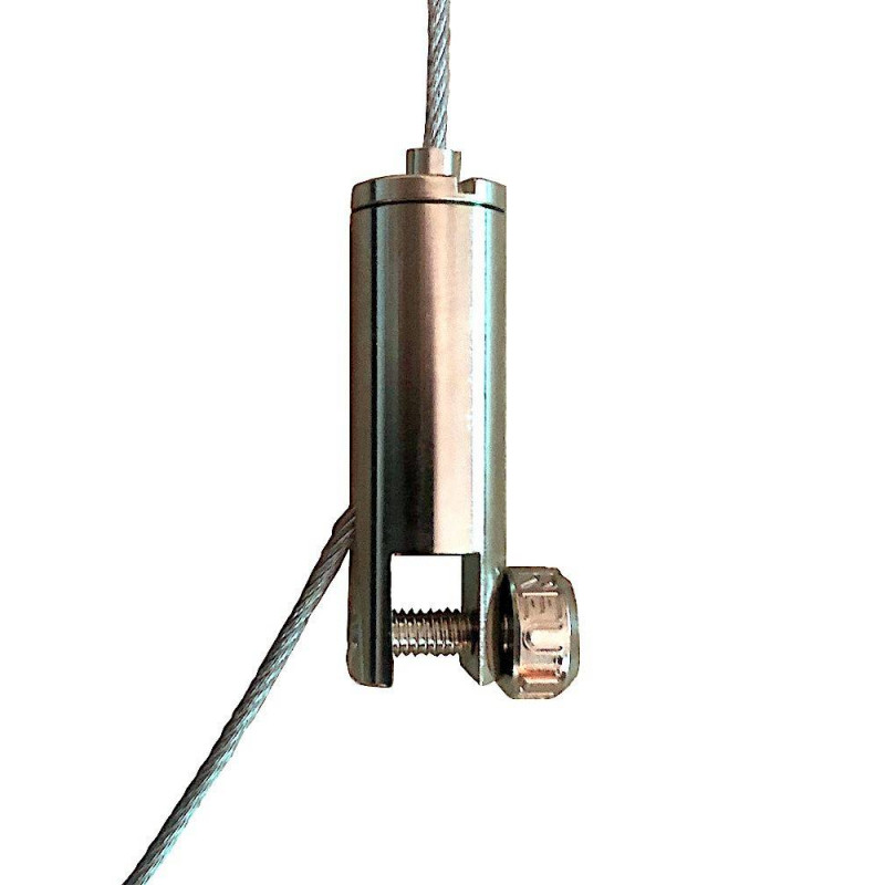 Attache supérieure à panneau DHT65D - Accrochage câbles et cimaises Attache supérieure à panneau DHT65D - Accrochage câbles et cimaises