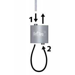 Kit Easy Boucle Loop Hanger - Accrochage par câbles