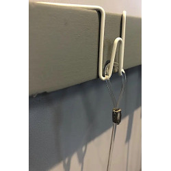 Câble tête boucle perlon - Tableaux - Cadres