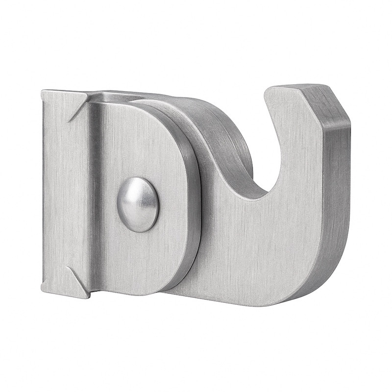 Crochet autobloquant pour tige 4x4 mm – Charge 20 kg - Accrochage câbles et cimaises