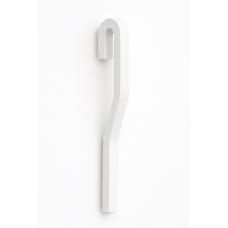 Tige Aluminium Coudée 4x4 mm pour Rail J - Accrochage câbles et cimaises