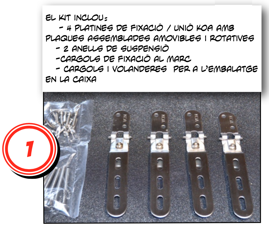 Instal·lació del conjunt MRT Pas 1