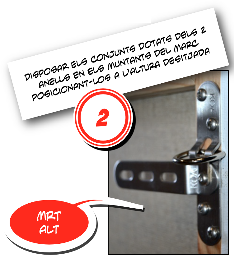 Instal·lació del conjunt MRT Pas 2