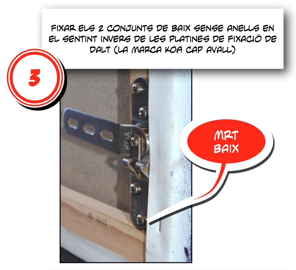 Instal·lació del conjunt MRT Pas 3