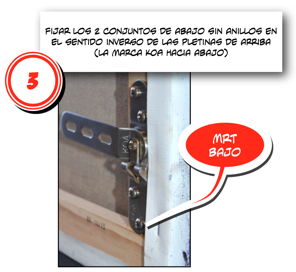 Instalación del conjunto MRT etapa 3